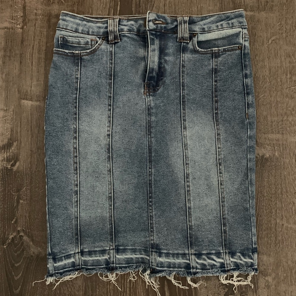 ONE 5 ONE Denim Pencil Skirt